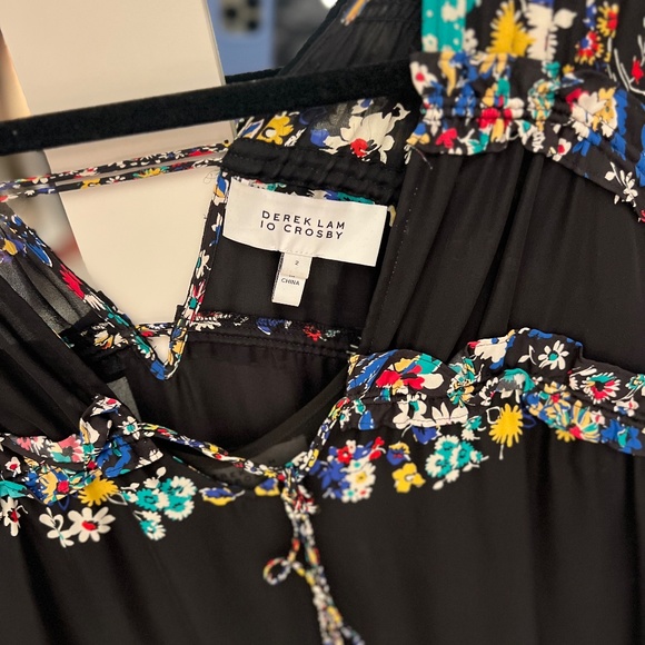 Derek Lam 10 Crosby Floral Print Dress - Picture 4 of 5